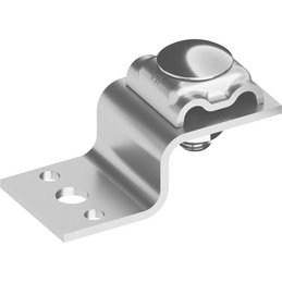 Terminal angle, Alu, clamping jaw Ø 8 mm