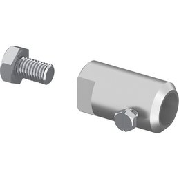 Befestigungsbuchse, Alu, für Ø 16 mm GFK