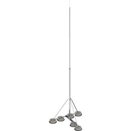 Air-termination pole-SET, free-standing
