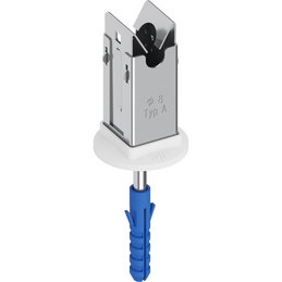 Niro-Clip-Schnapphalter V2A, Ø 8mm Typ A