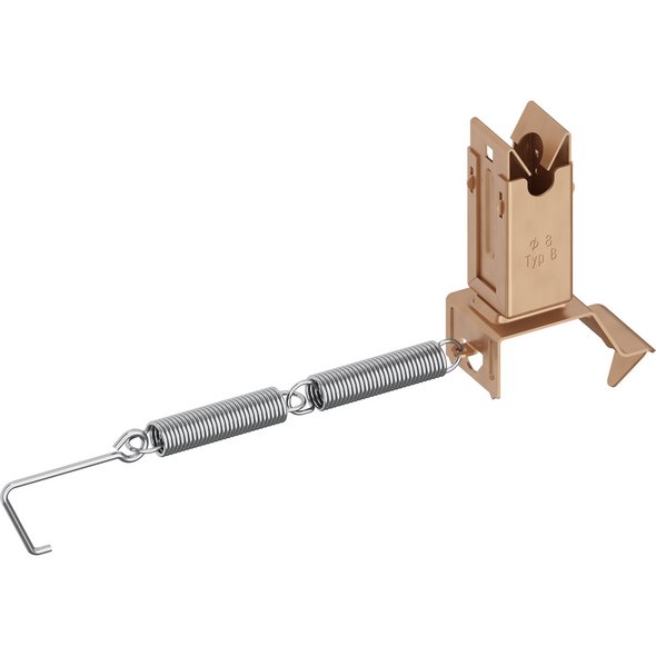 Dachleitungshalter Cu, Ø 8 mm, Typ B