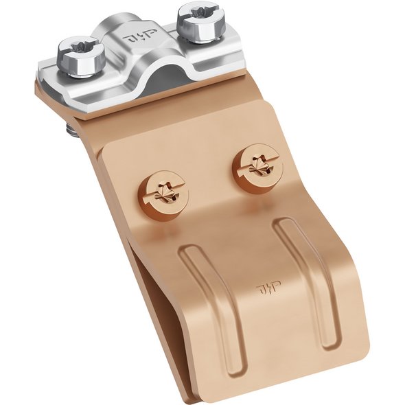 Zweimetall Dachrinnenklemme Alu/Cu