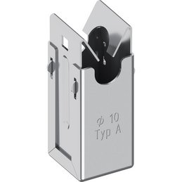 Niro-Clip-Schnapphalter V2A, Ø 10 mm