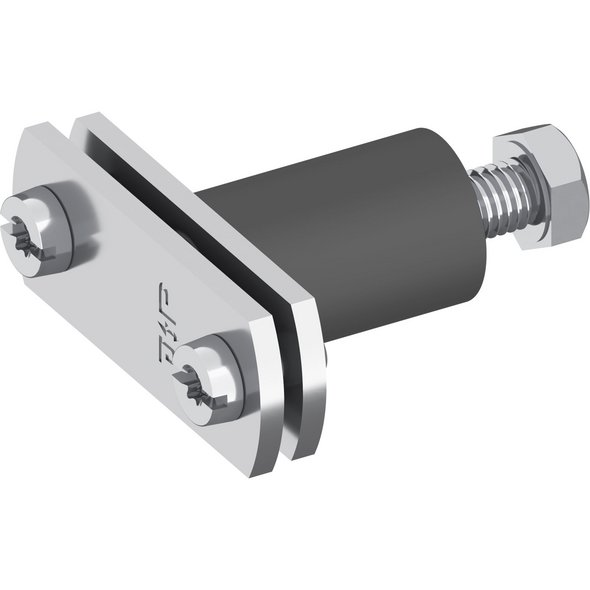 Flachbandhalter V2A, fl. 30 mm