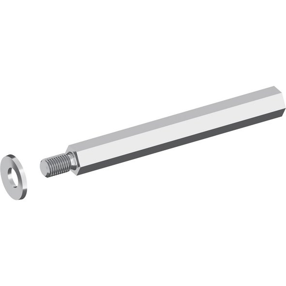 Anschlussdurchführung V4A, M12/M12