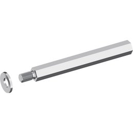 Anschlussdurchführung V4A, M12/M12
