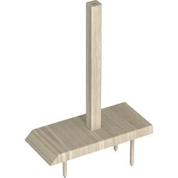 Dachleitungshalter für Reetdächer