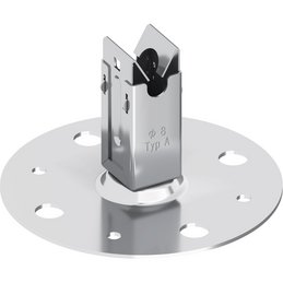 Roof conductor holder, V2A, Ø 8mm type A