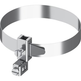 Band-Erdungsschelle V2A, 3/8" - 3"