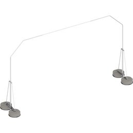Überbrückungs-SET, Alu, 2,5 x 3,9 m