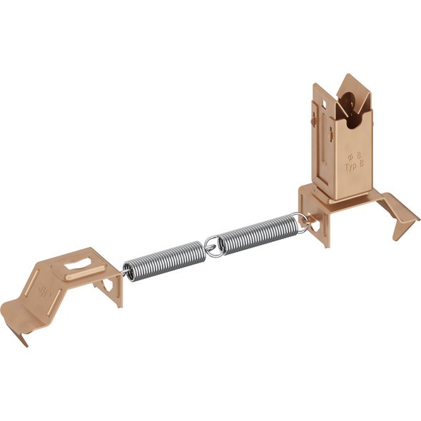 Dachleitungshalter Cu, Ø 8 mm, Typ B