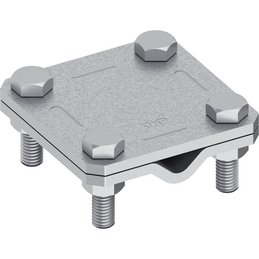 Kreuzverbinder St/tZn, 70x70, 2-teilig