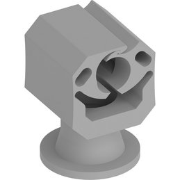 Plastic conductor fastener, nylon, Ø 8mm