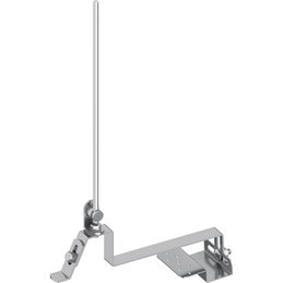 Fangstangenhalter V2A, für Ziegeldächer