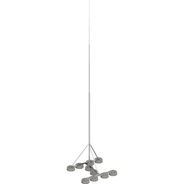 Fangmast-SET, freistehend, 9,0m
