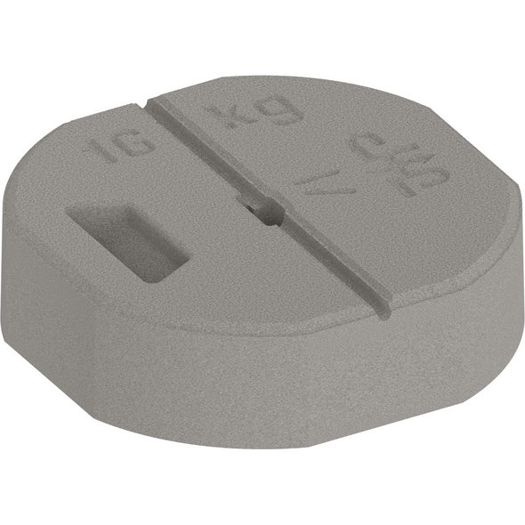 Betonsockel, 16 kg, Ø 335 mm