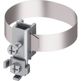Band-Erdungsschelle St/tZn, 1/8" - 4"