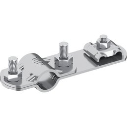 Tiefenerderanschlussklemme V4A, Ø 25 mm