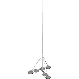 Air-termination pole-SET, free-standing