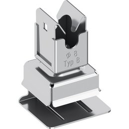 Dachleitungshalter V2A, Ø 8 mm, Typ B