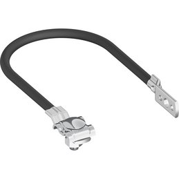 Connection cable with connection clamp