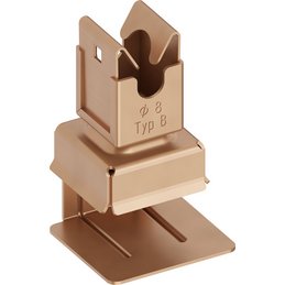 Dachleitungshalter Cu, Ø 8 mm, Typ B