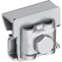 Attic saddle clamp, St/tZn, Ø 8-10 mm