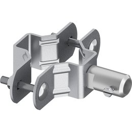 Rohrschelle, St/tZn-V2A, 1 1/4"-2"
