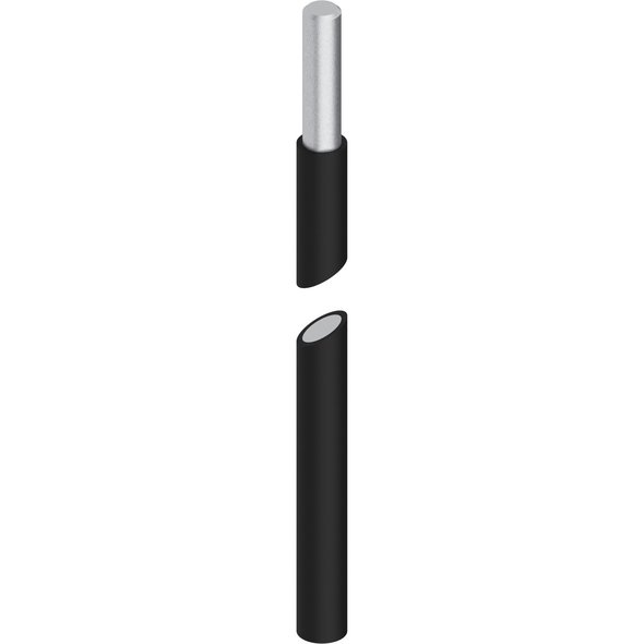 Anschlussfahne St/tZn-PVC, Ø 10mm, 1,5m
