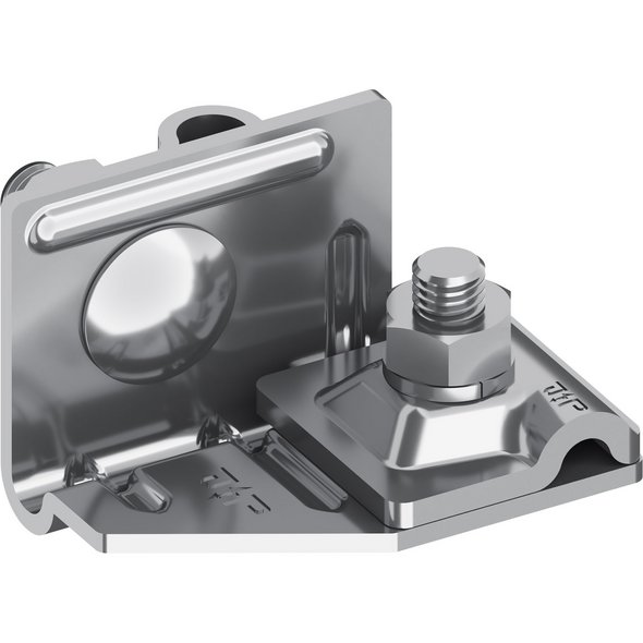 kc-Klemme Alu-V2A, Ø 8 / Ø 8 mm
