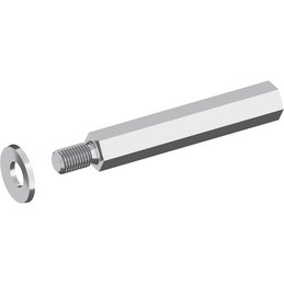 Anschlussdurchführung V4A, M12/M12