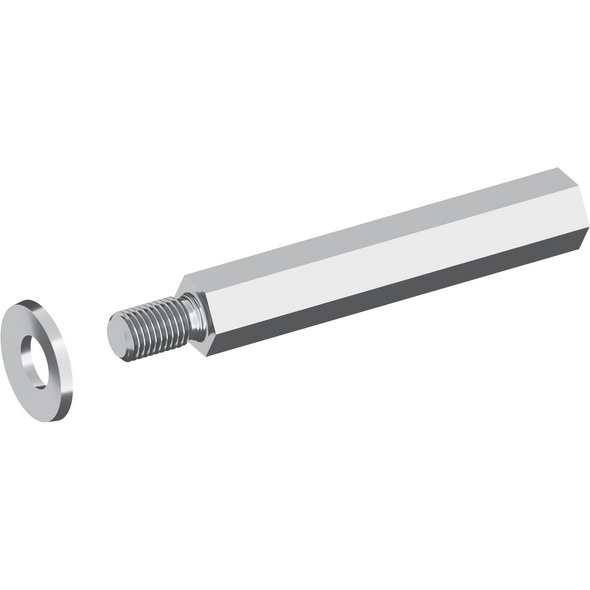 Anschlussdurchführung V4A, M12/M12