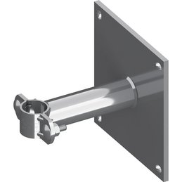 Wandhalterung, V2A, für Fangmast Ø 42 mm
