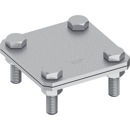 Kreuzverbinder St/tZn, 70x70, 2-teilig