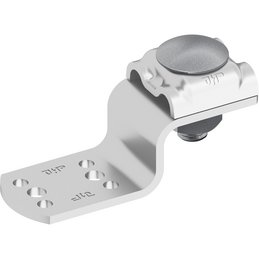 Terminal angle, Alu, clamping jaw Ø 8 mm
