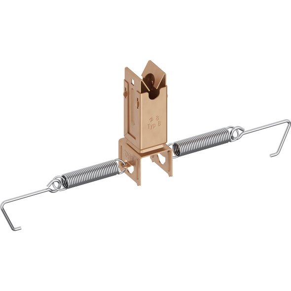 Dachleitungshalter Cu, Ø 8 mm, Typ B