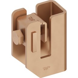 Flachbandhalter für Wandmontage, Cu