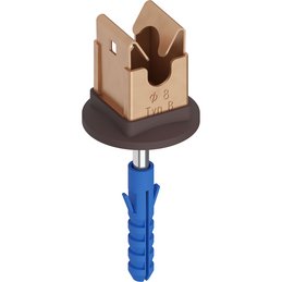 Niro-Clip-Schnapphalter Cu, Ø 8 mm Typ B