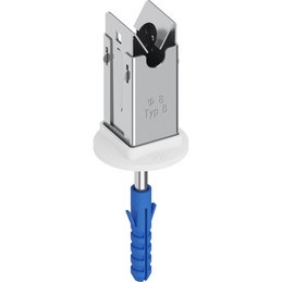 Niro-Clip-Schnapphalter V2A, Ø 8mm Typ B
