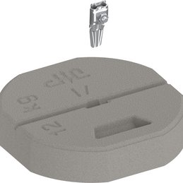 Betonsockel, 12 kg, Ø 335 mm