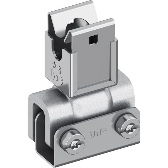 Leitungshalter, V2A-St/tZn, Ø 8 mm/Typ B