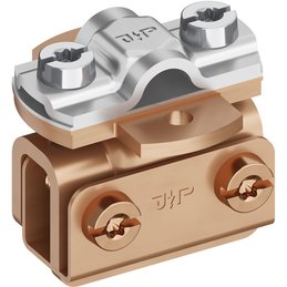 Zweimetall Falzklemme, Cu-Falz bis 8 mm