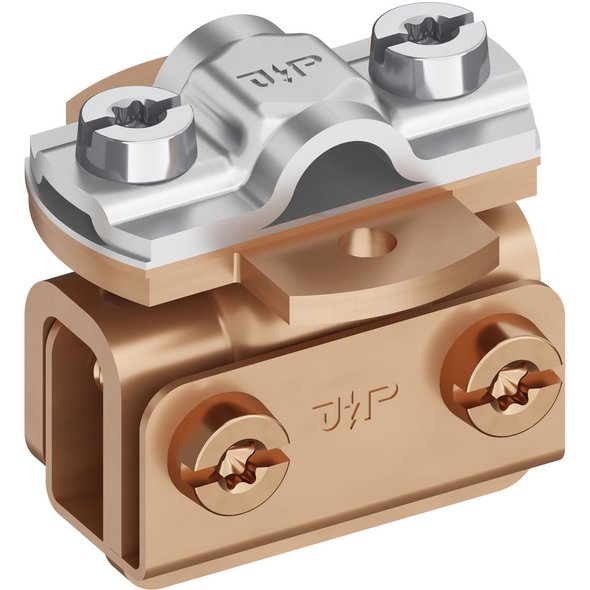 Bimetal Saddle clamp, Cu-saddle upto 8mm
