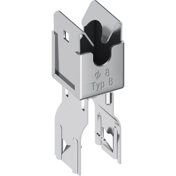 Dachleitungsstütze V2A, Ø 8 mm, Typ B