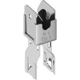 Dachleitungsstütze V2A, Ø 8 mm, Typ B