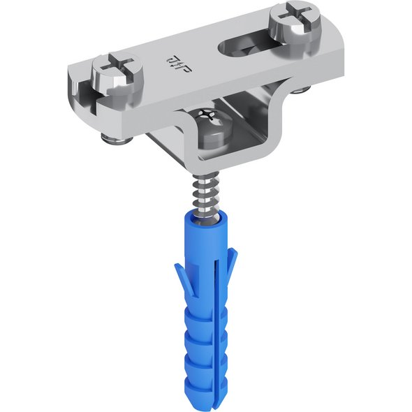 Flachbandhalter V2A, fl. 30 mm