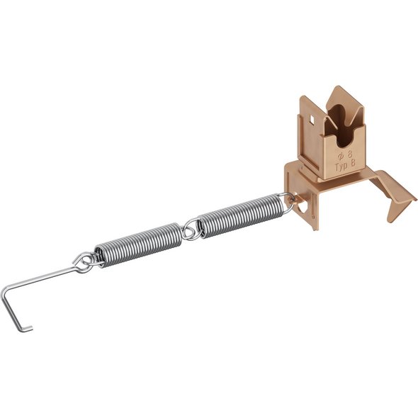 Dachleitungshalter Cu, Ø 8 mm, Typ B