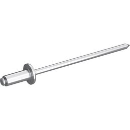 Blind rivet with truss head, 5x12 mm