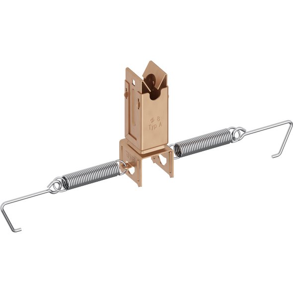 Dachleitungshalter Cu, Ø 8 mm, Typ A