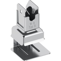 Dachleitungshalter V2A, Ø 8 mm, Typ B